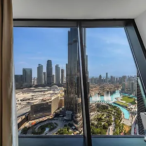  شقة Burj Vista By Emaar - Burj Khalifa & Fountain Views, Downtown